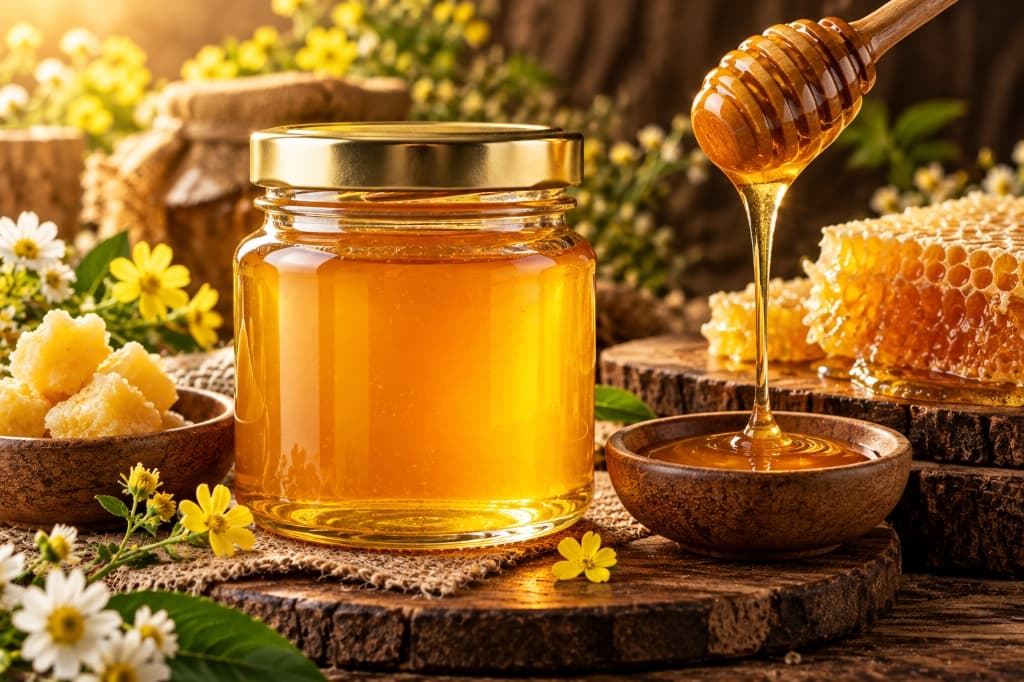 ১০০% খাঁটি প্রাকৃতিক মধু
